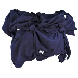 COMME DES GARÇONS Navy Knot Blouse Size XS
