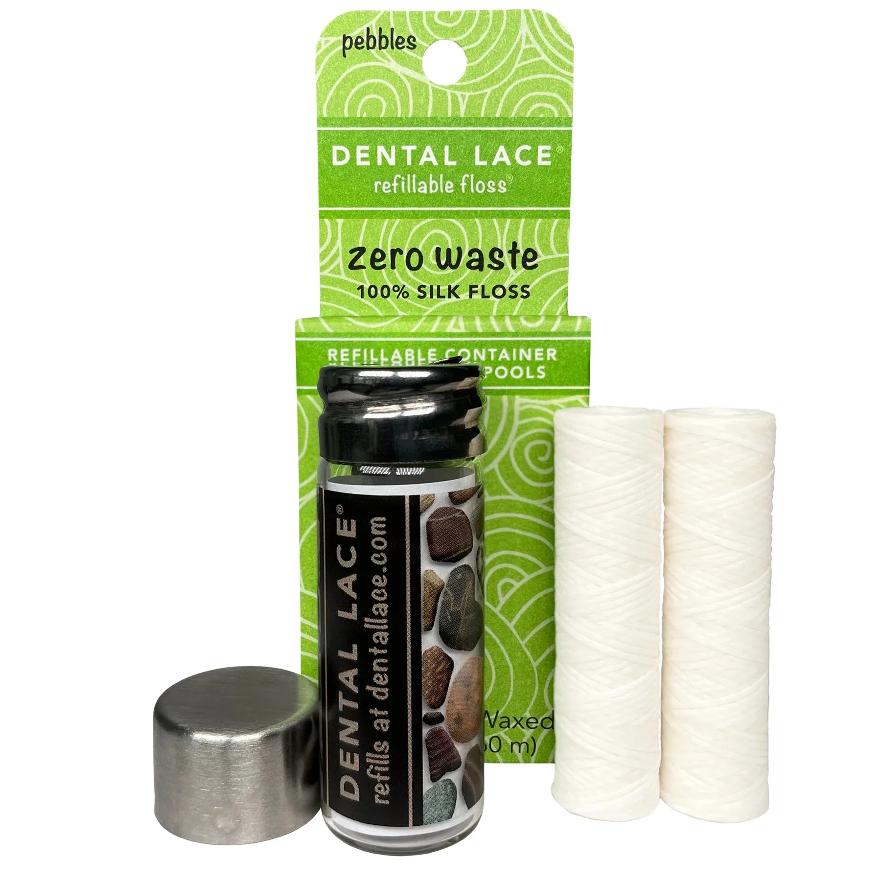 Compostable Silk Dental Floss - Pebbles