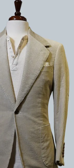 Cream Corduroy Suit
