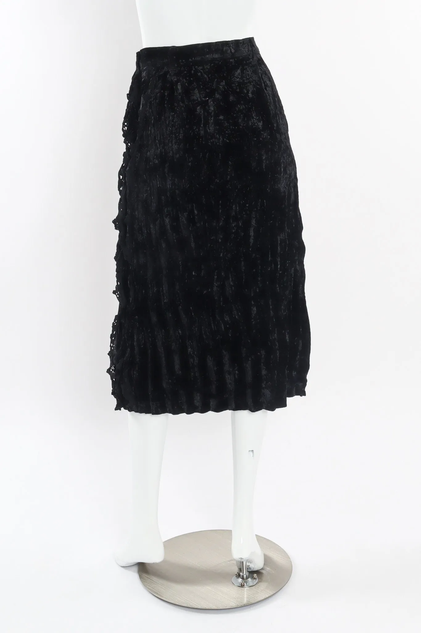Crushed Velvet Skirt