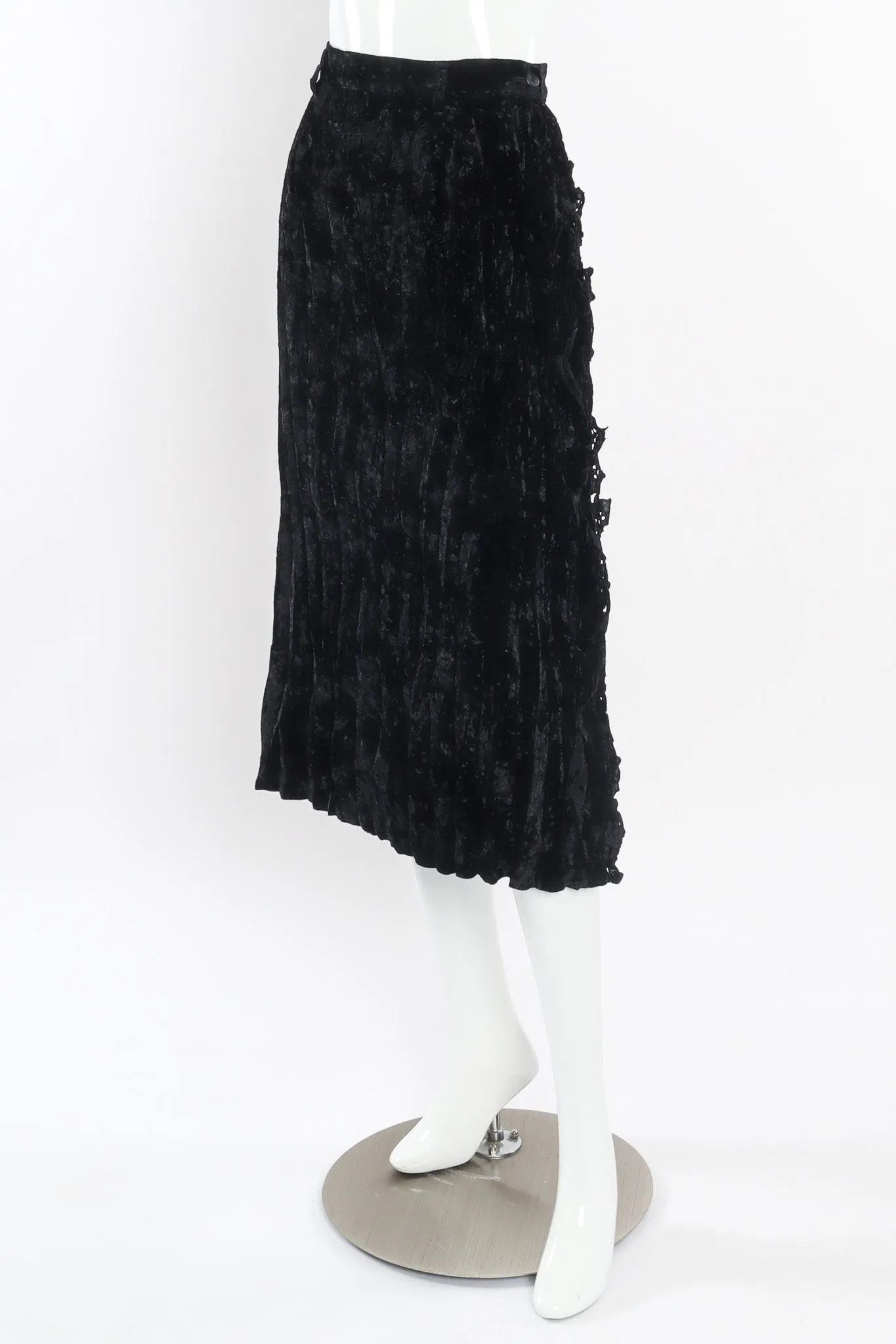 Crushed Velvet Skirt