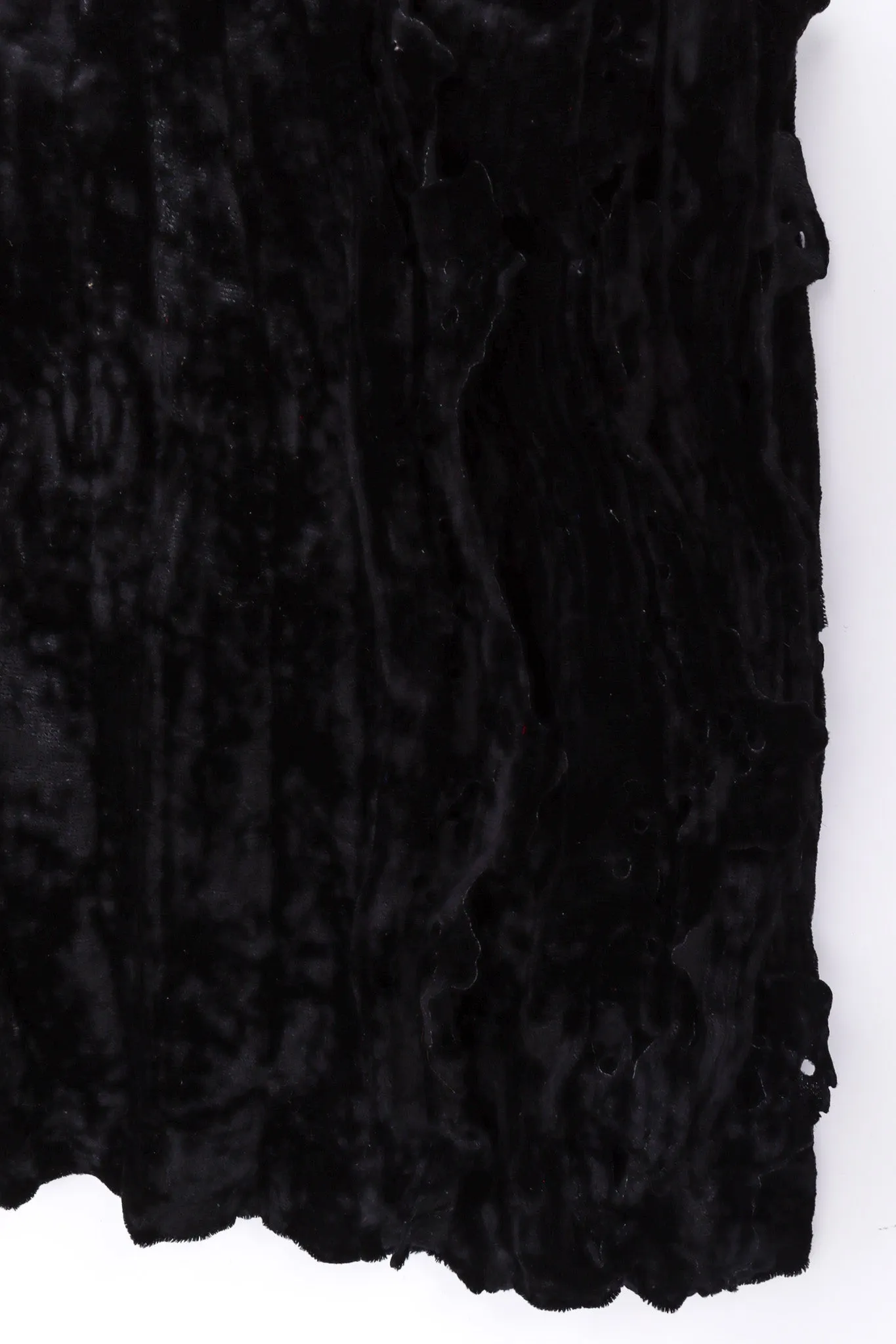 Crushed Velvet Skirt
