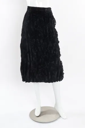 Crushed Velvet Skirt