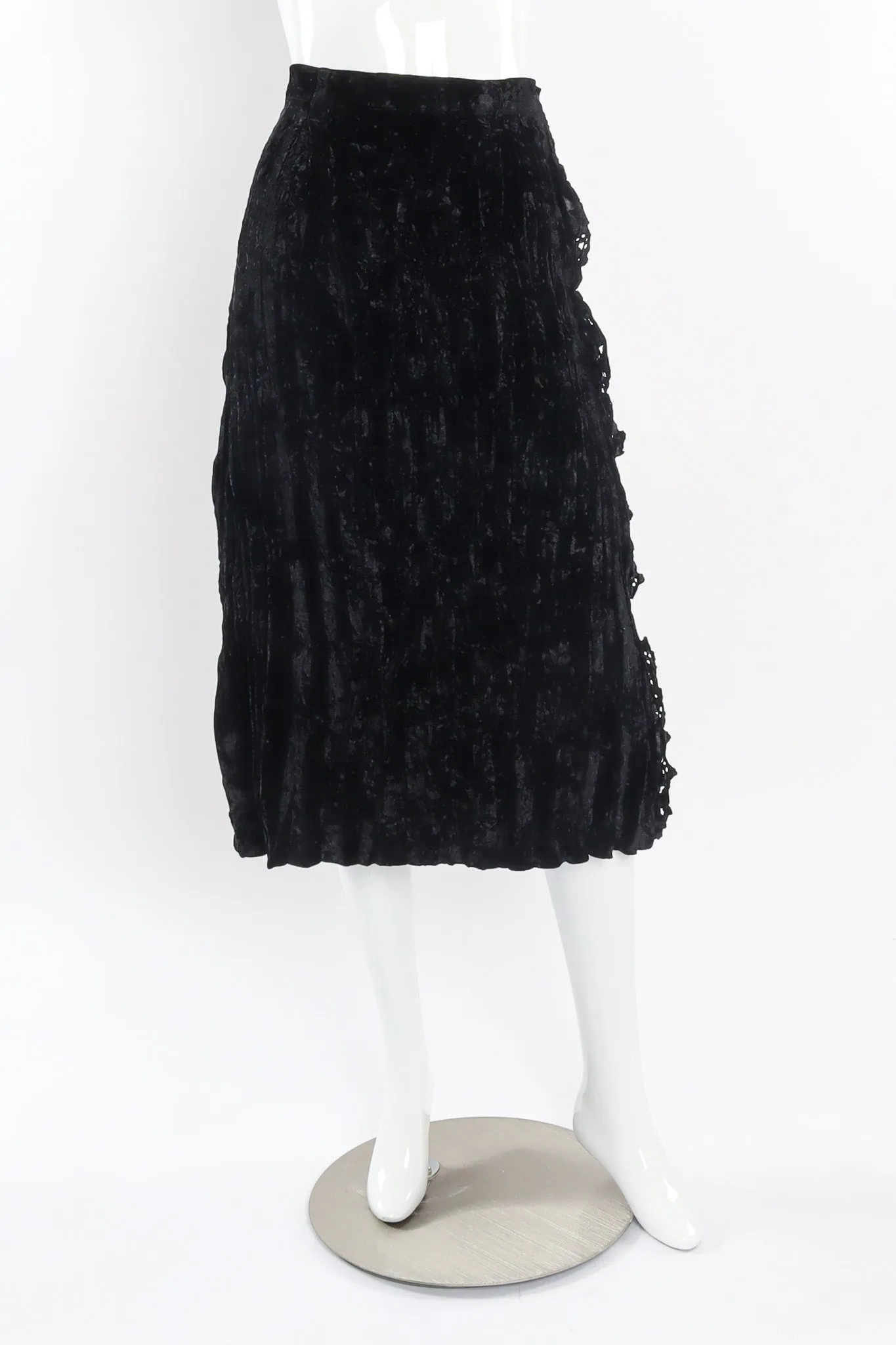 Crushed Velvet Skirt
