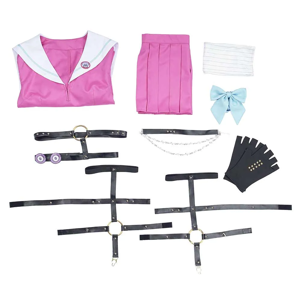 Danganronpa V3: Killing Harmony Halloween Carnival Suit Miu Iruma Cosplay Costume Women Dress Outfits