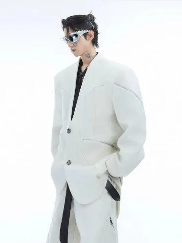 Deconstructed Zipper Suit Set