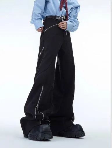 Deconstructed Zipper Suit Set