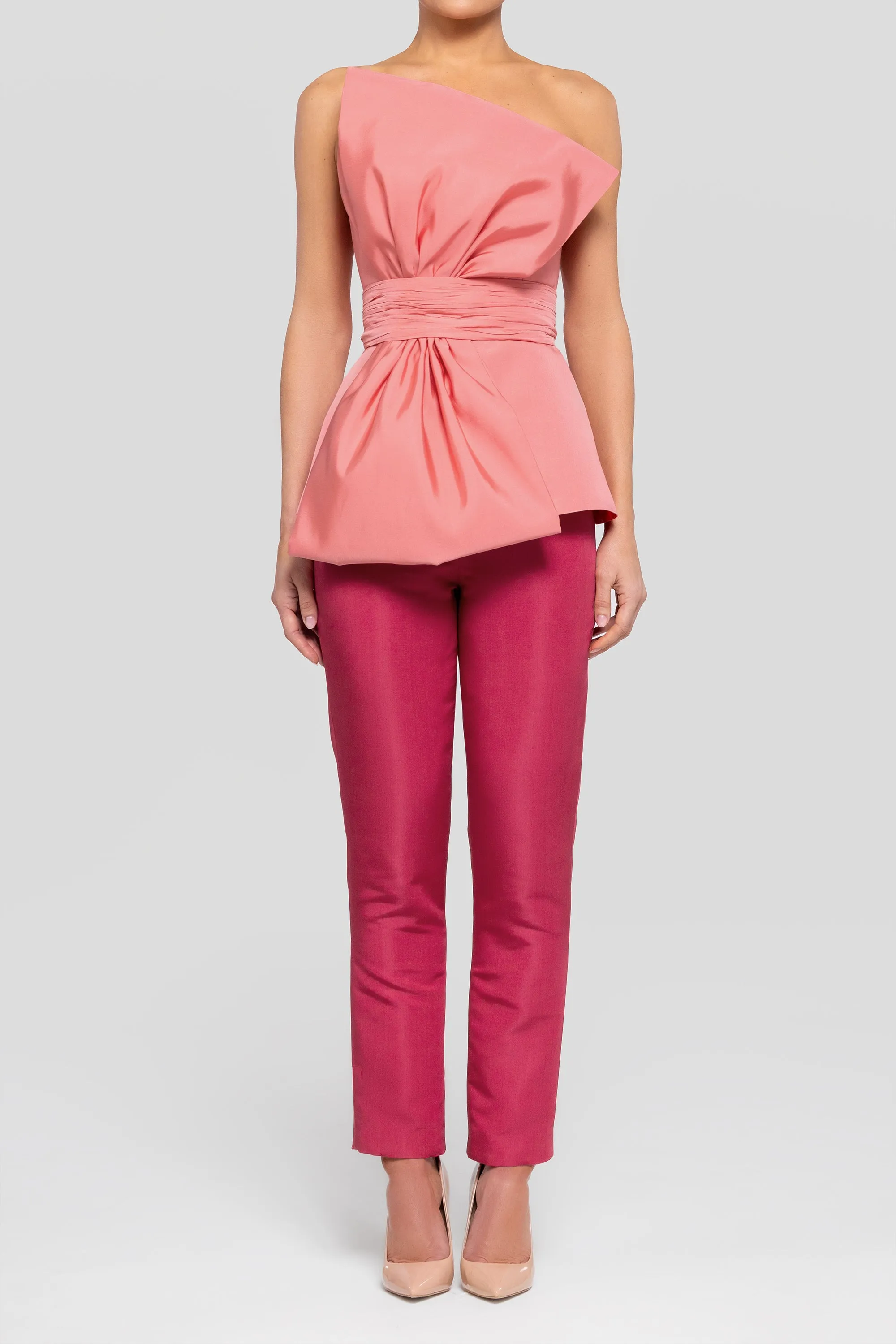 Delphy Silk Faille Top