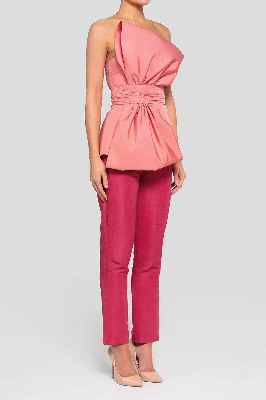 Delphy Silk Faille Top