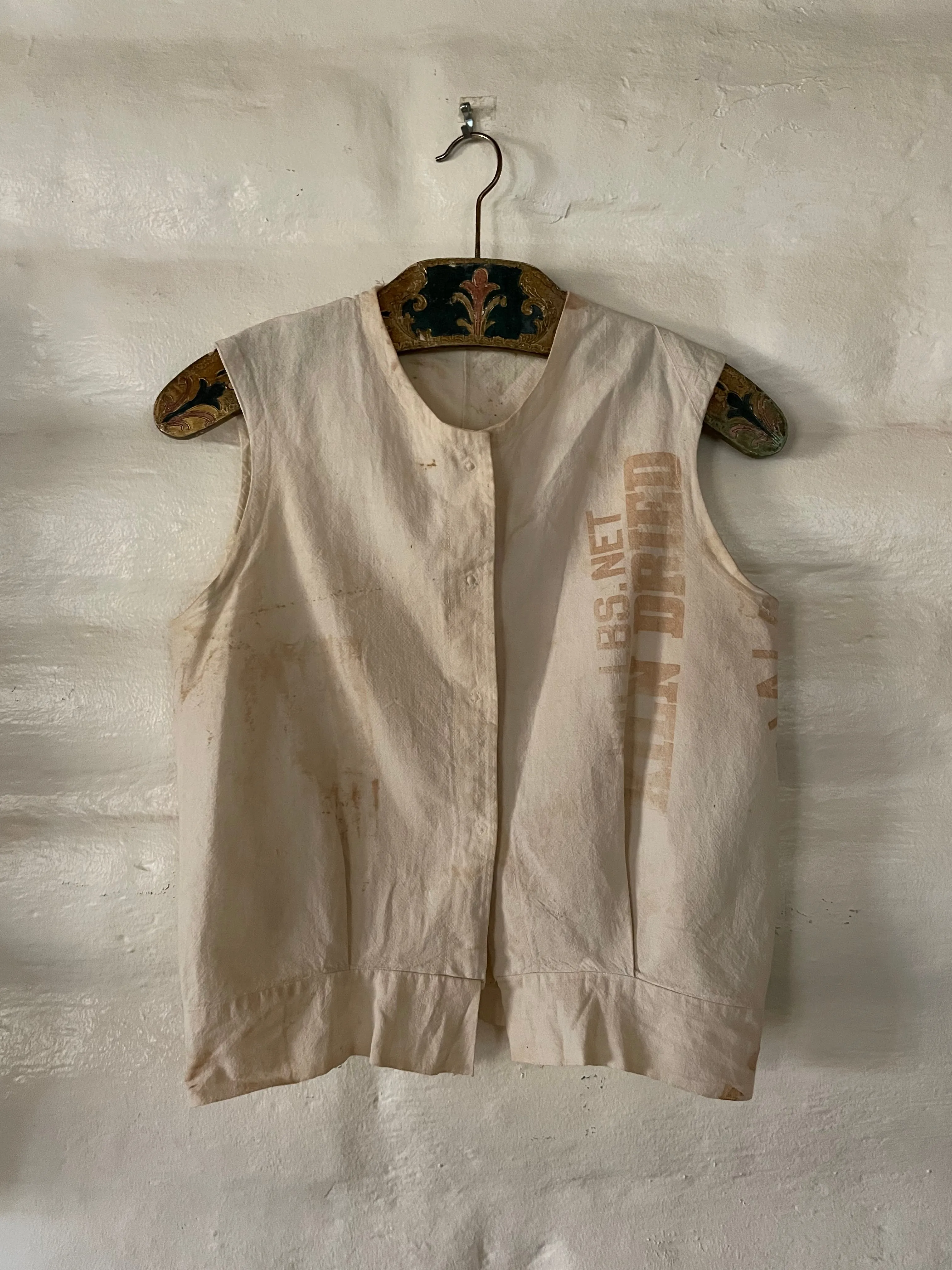 Depression Era Handmade Feed Sack Blouse