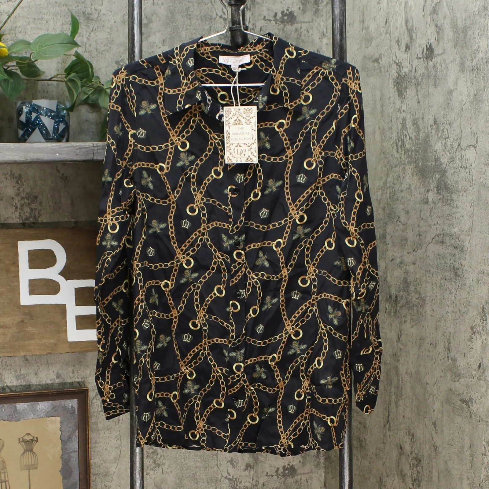 DG2 by Diane Gilman Women's Signature Collection Silk Blend Top