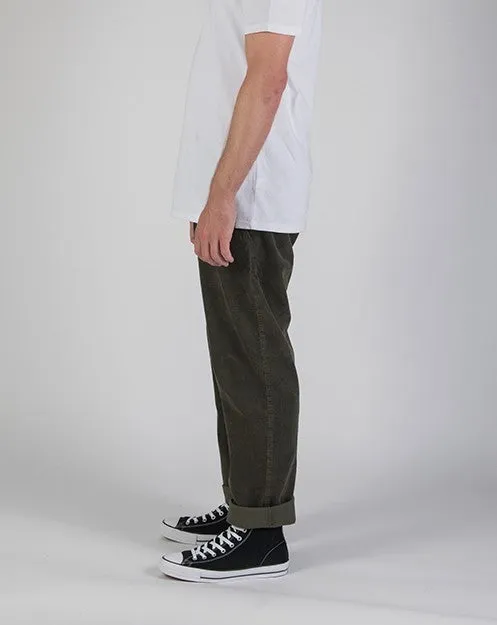 Dickies - 873 Regular Slim Mens Cord Pants Dark Olive