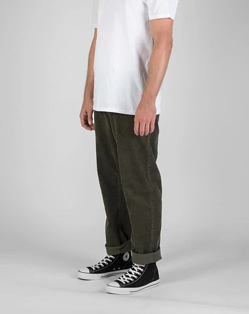 Dickies - 873 Regular Slim Mens Cord Pants Dark Olive