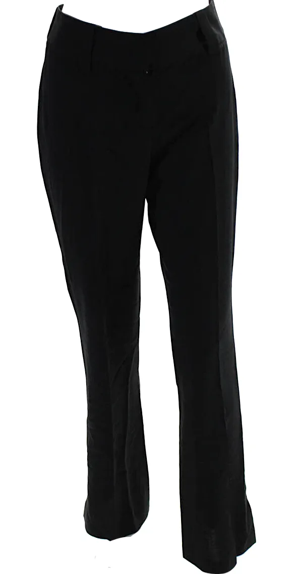 Dolce & Gabbana Italy. Black Wide Leg Pleated Trouser Pants