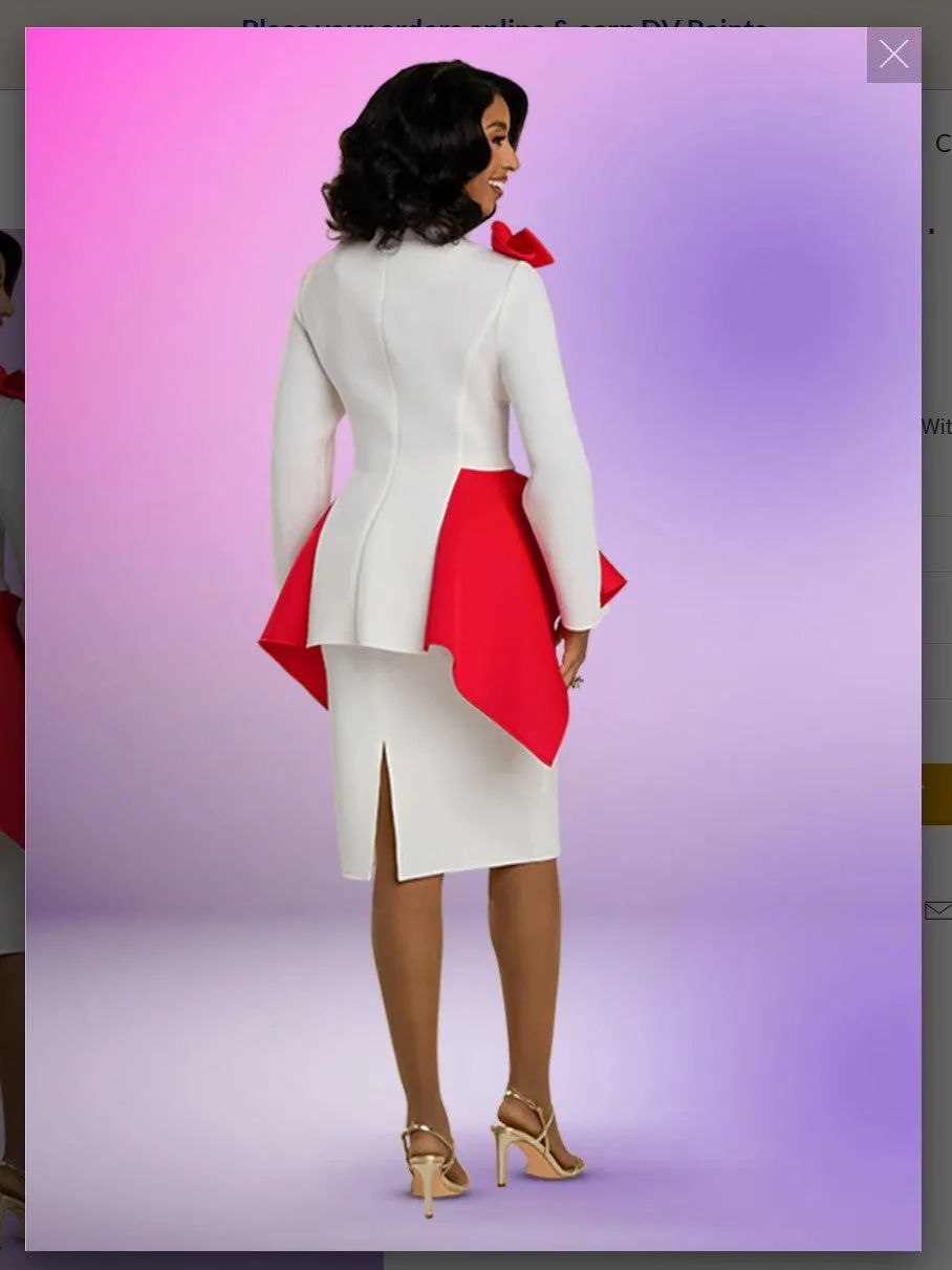Donna Vinci Style 12160 2PC Jacket/Skirt Suit
