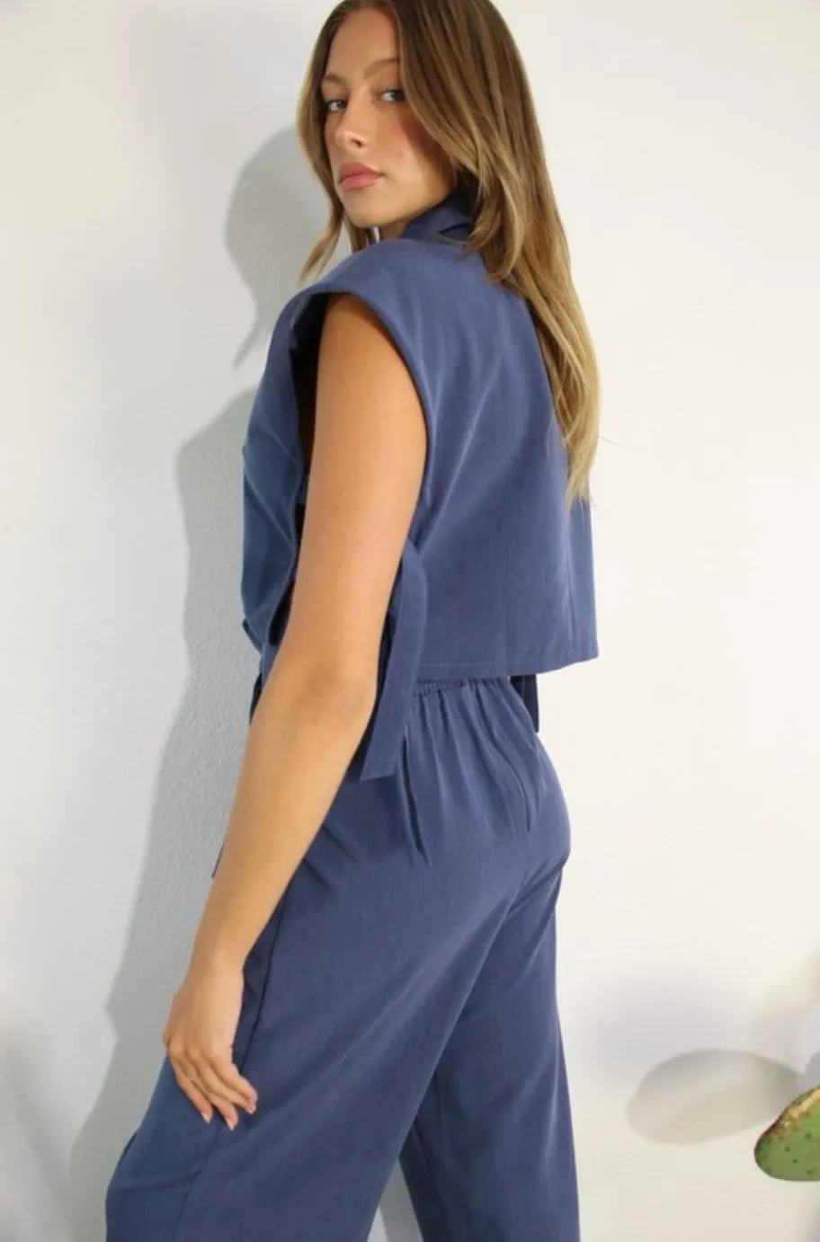 Dox Navy Top and Pants Set