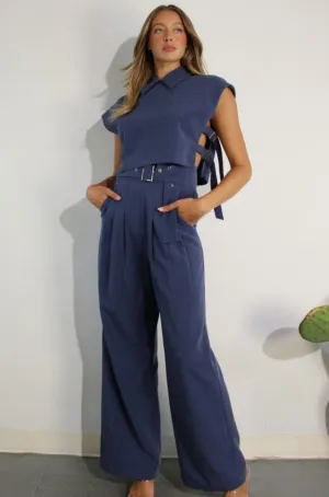 Dox Navy Top and Pants Set