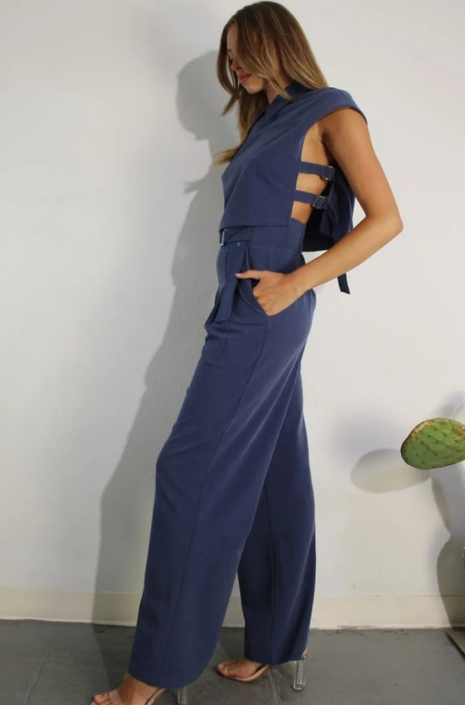 Dox Navy Top and Pants Set