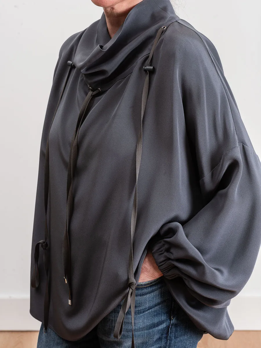 drawstring ruched top