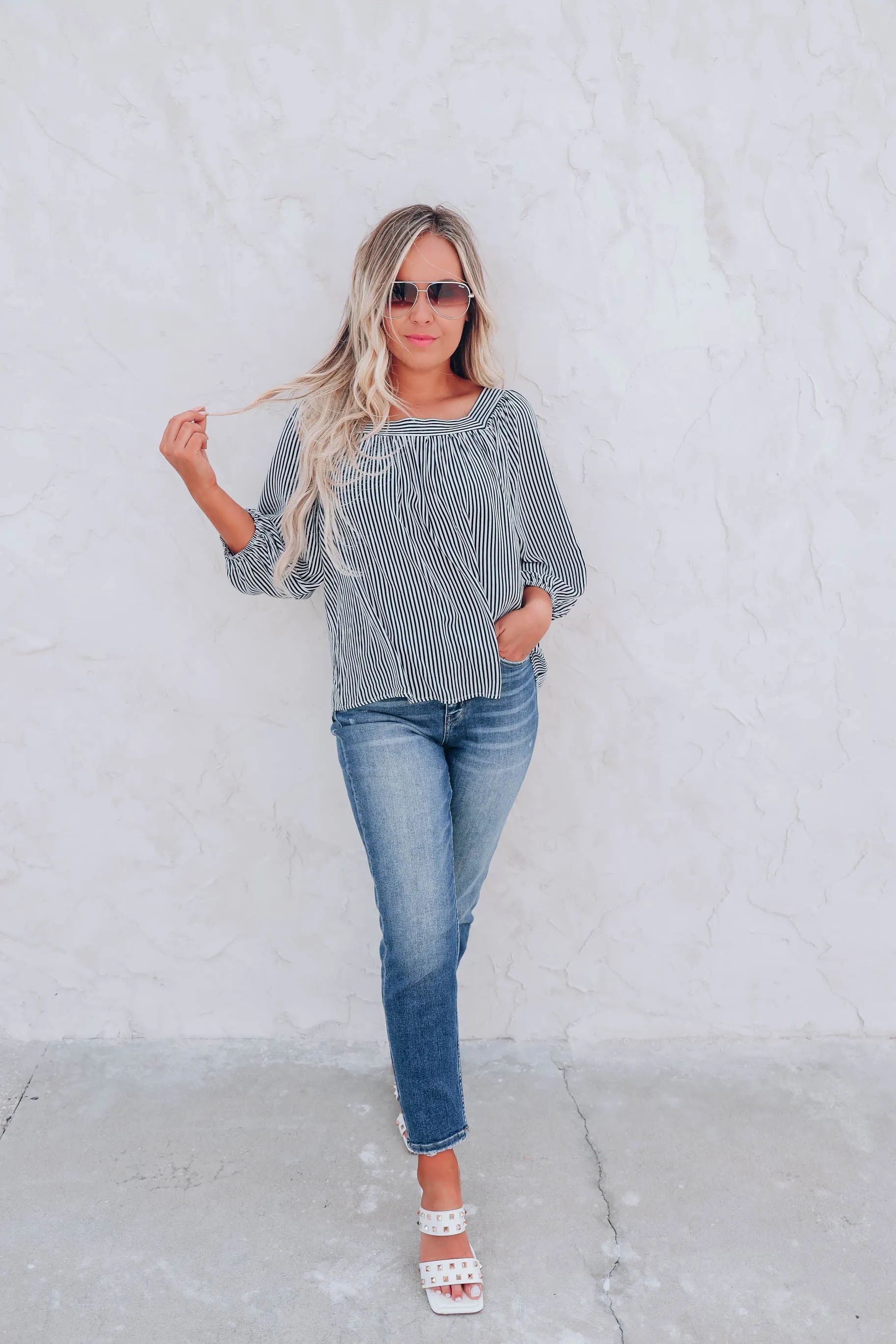 Dress to Impress Striped Blouse