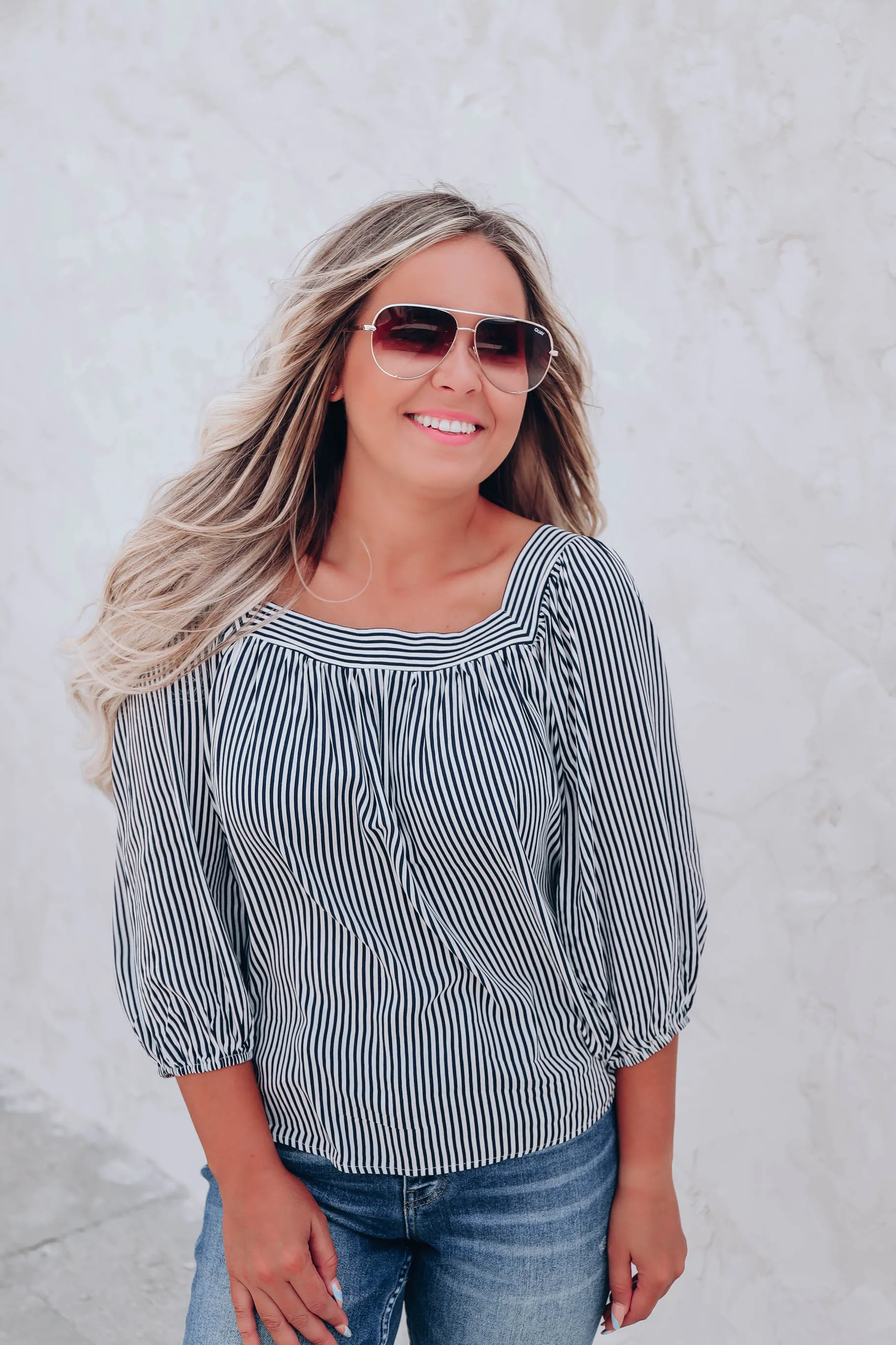 Dress to Impress Striped Blouse