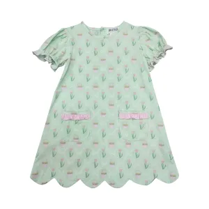 Easter Basket Girl's A-Line Dress