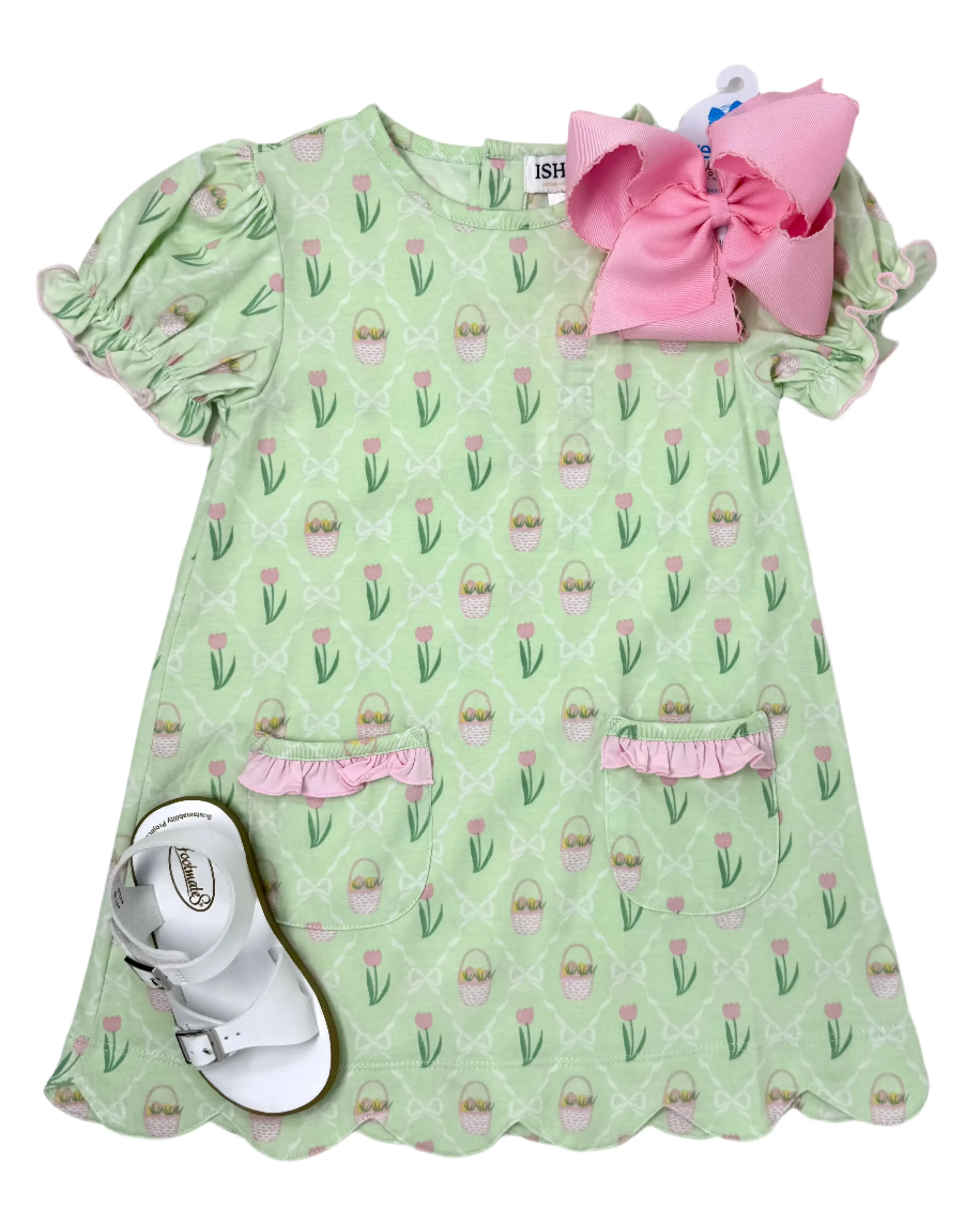 Easter Basket Girl's A-Line Dress