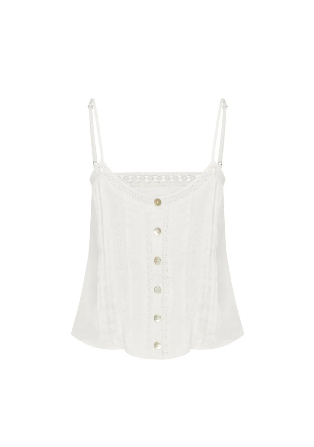 Ella Cami Top - White