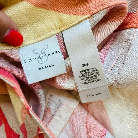 Emma James | Summer Linen Matching Skirt Set