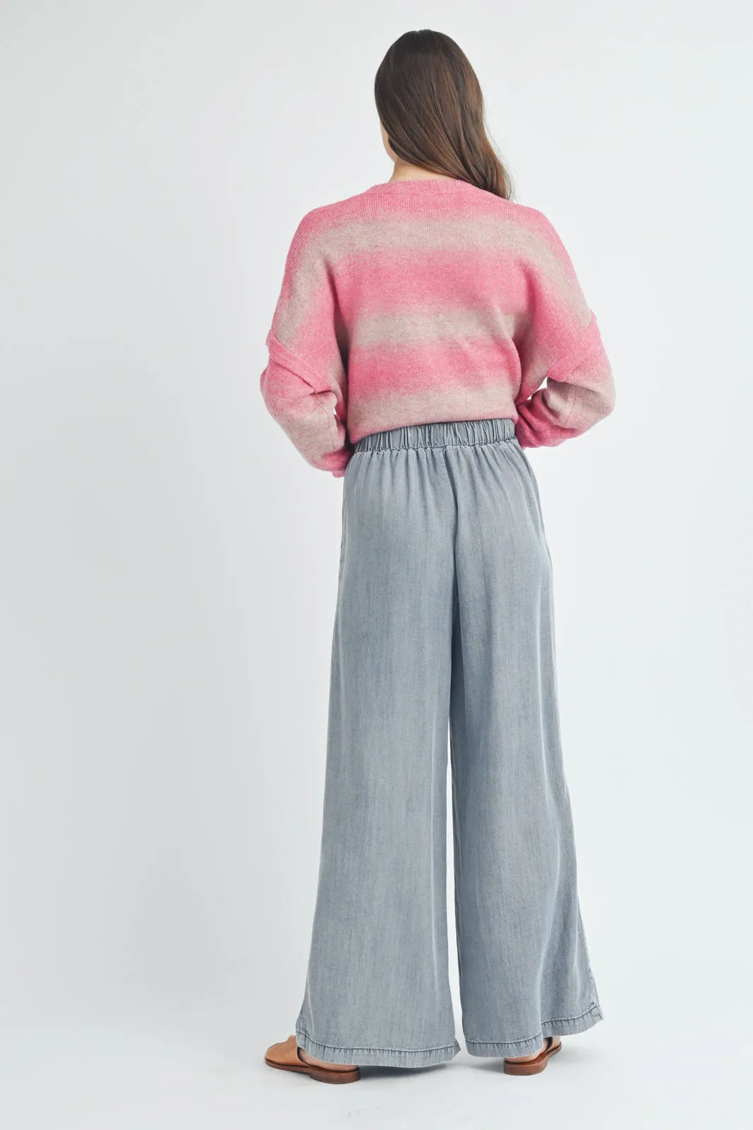 Esa Pleated Palazzo Pants