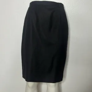 ESCADA Wool Gray Lined Straight Skirt 4