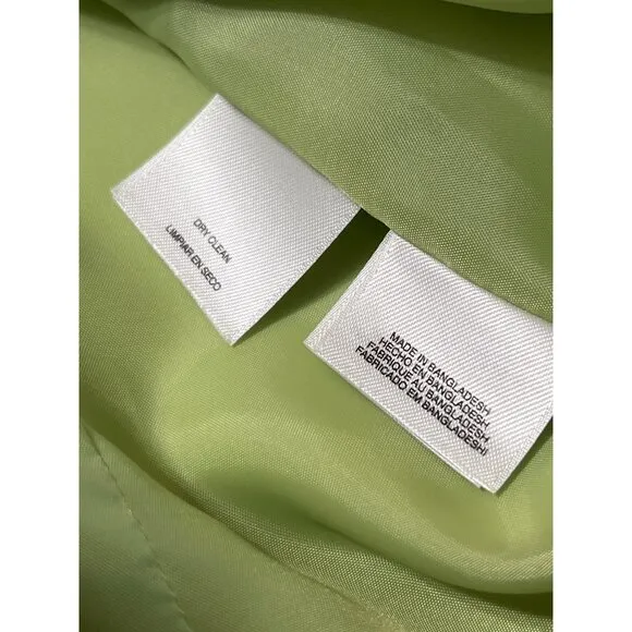 Evan-Picone Light Green Skirt Suit Set Size 6