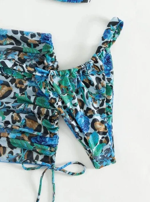 Floral Leopard - 3Pc. Set
