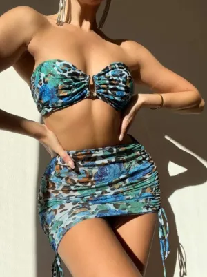 Floral Leopard - 3Pc. Set