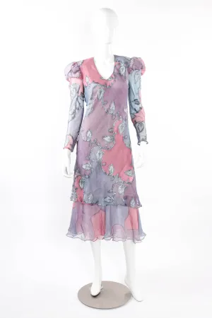Foliage Watercolor Dress