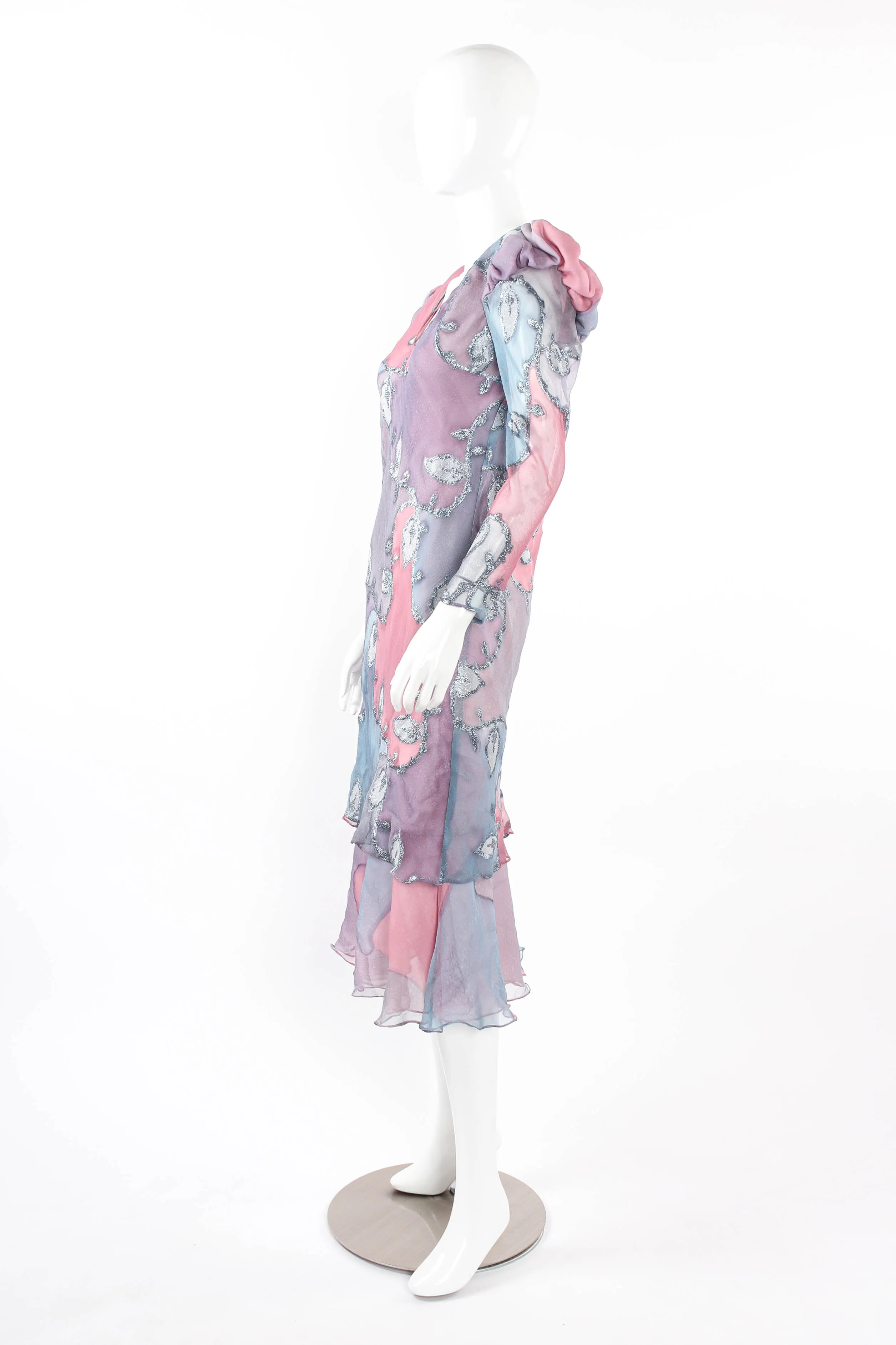 Foliage Watercolor Dress