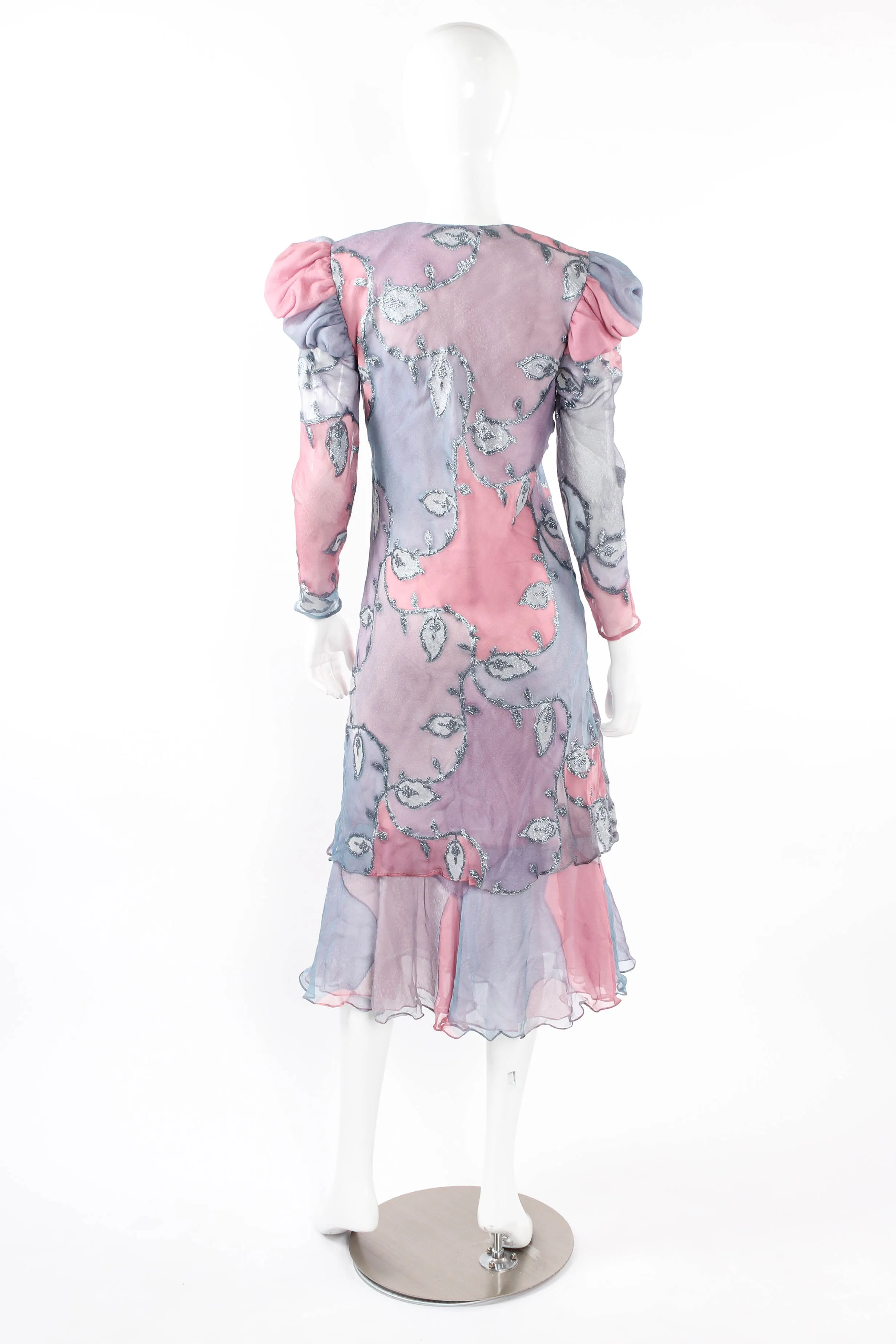 Foliage Watercolor Dress