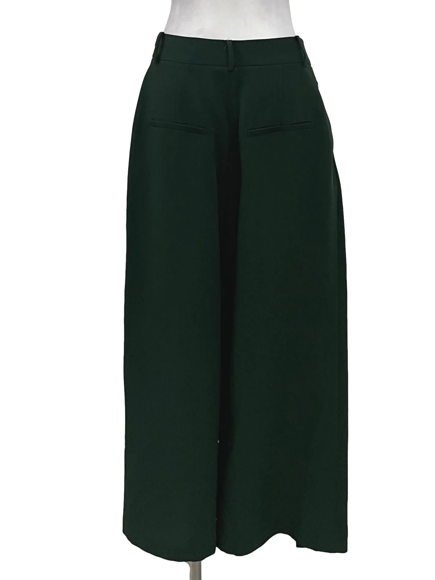 Forest Green Pleated Pants