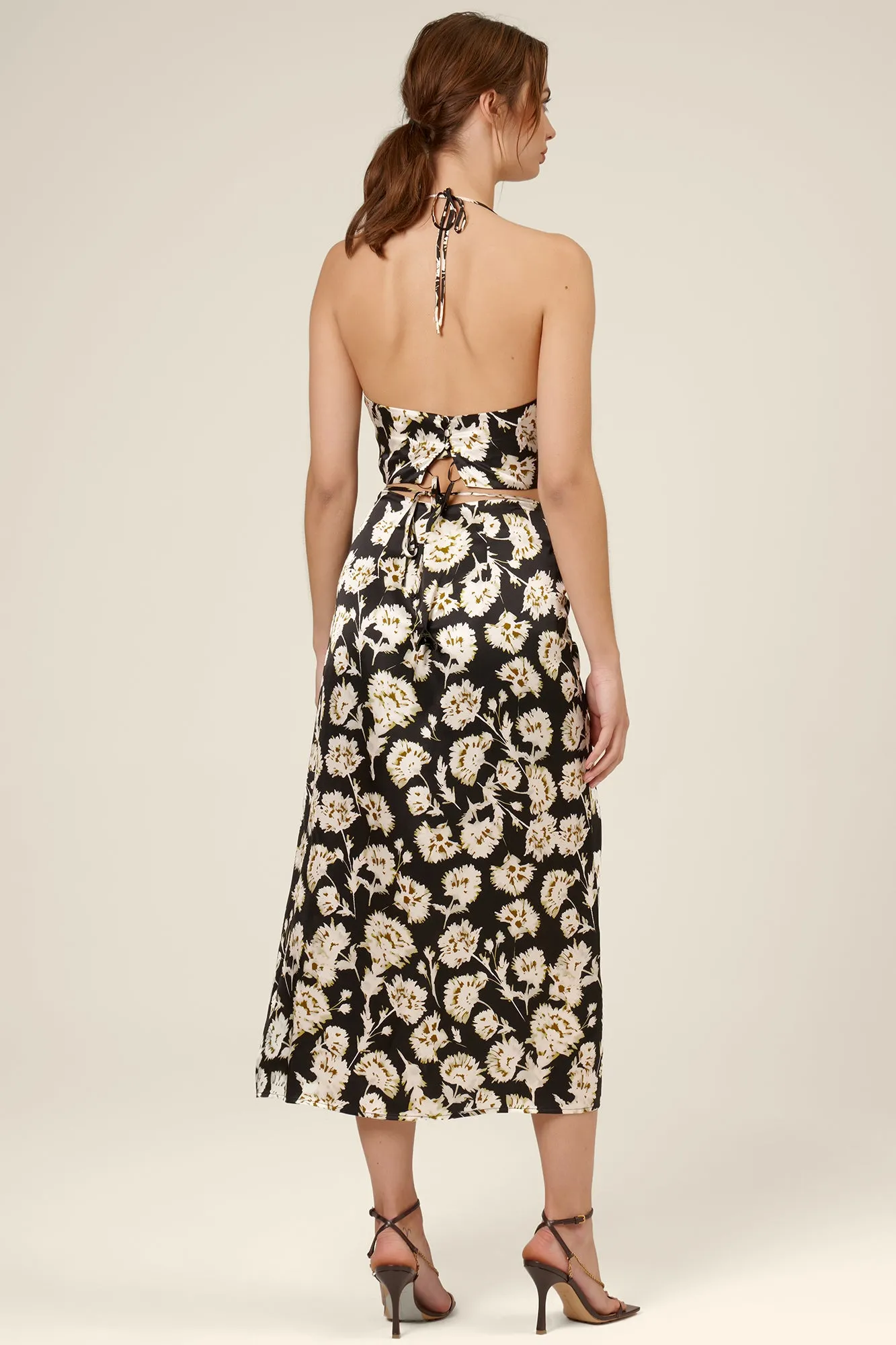 Frances Crop Top - Fan Floral