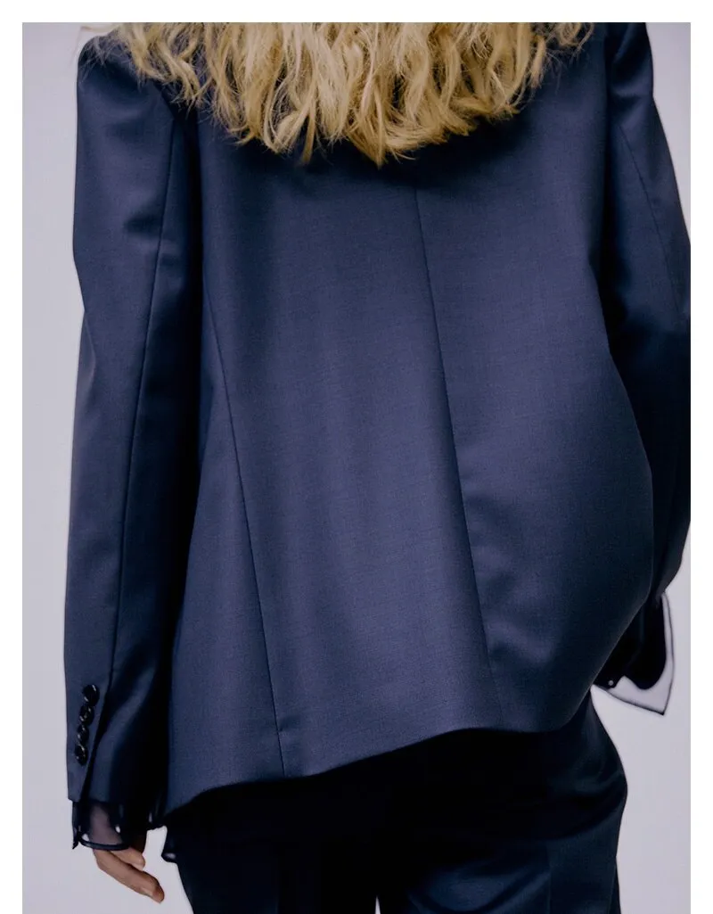 French Vintage V-Neck Suit Two-Piece