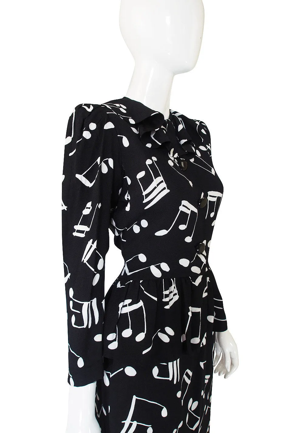 F/W 1982 Yves Saint Laurent Musical Note Set