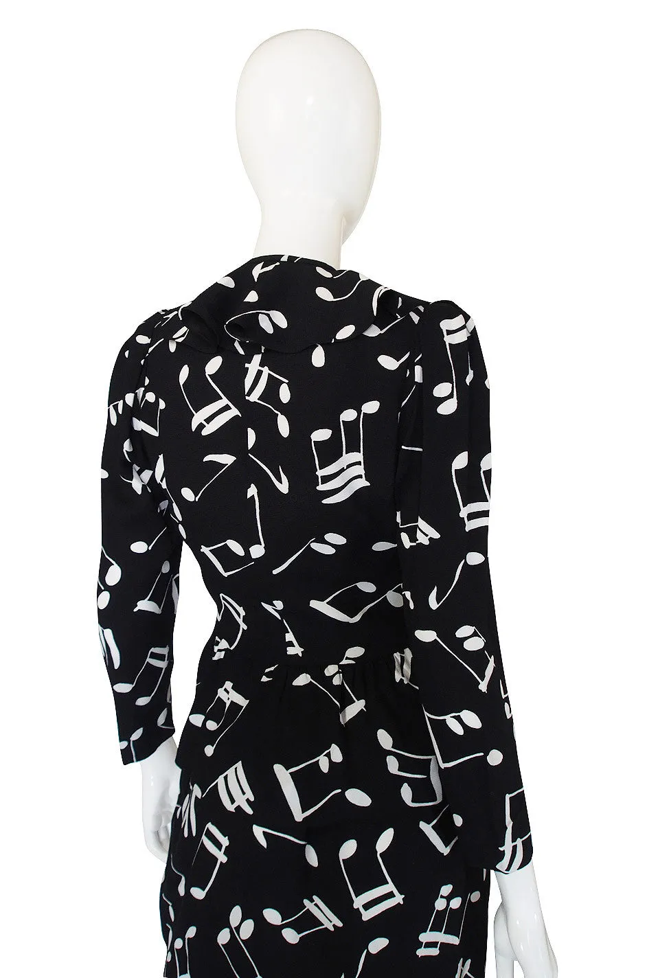 F/W 1982 Yves Saint Laurent Musical Note Set