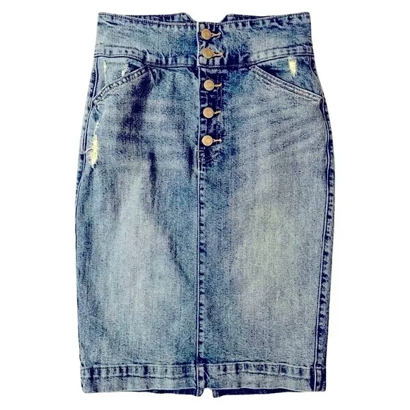 Gap Denim High-Waist Denim Pencil Skirt Women’s Size 26.