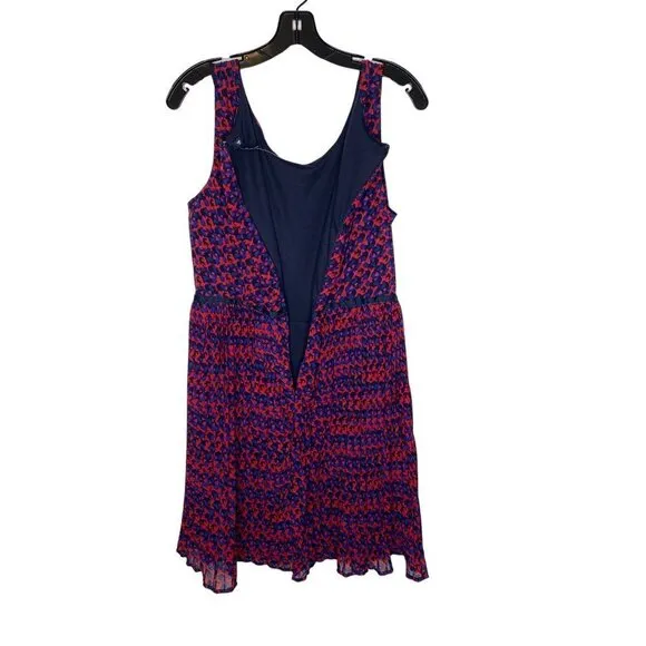 GAP WOMEN'S SLEEVELESS PRINT PLEAT DRESS SZ 12 NWT