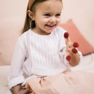 Girls Pauline White Blouse