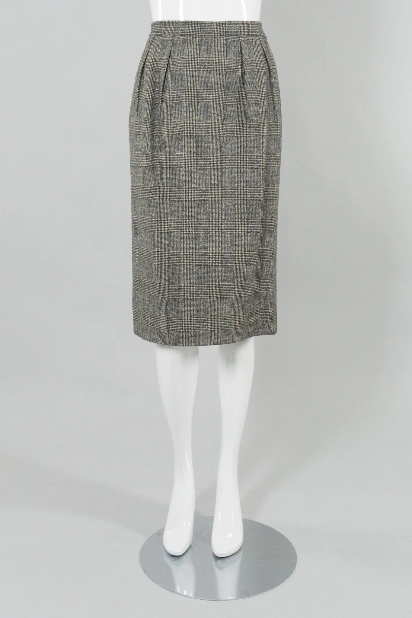Glen Plaid Jacket & Skirt Set