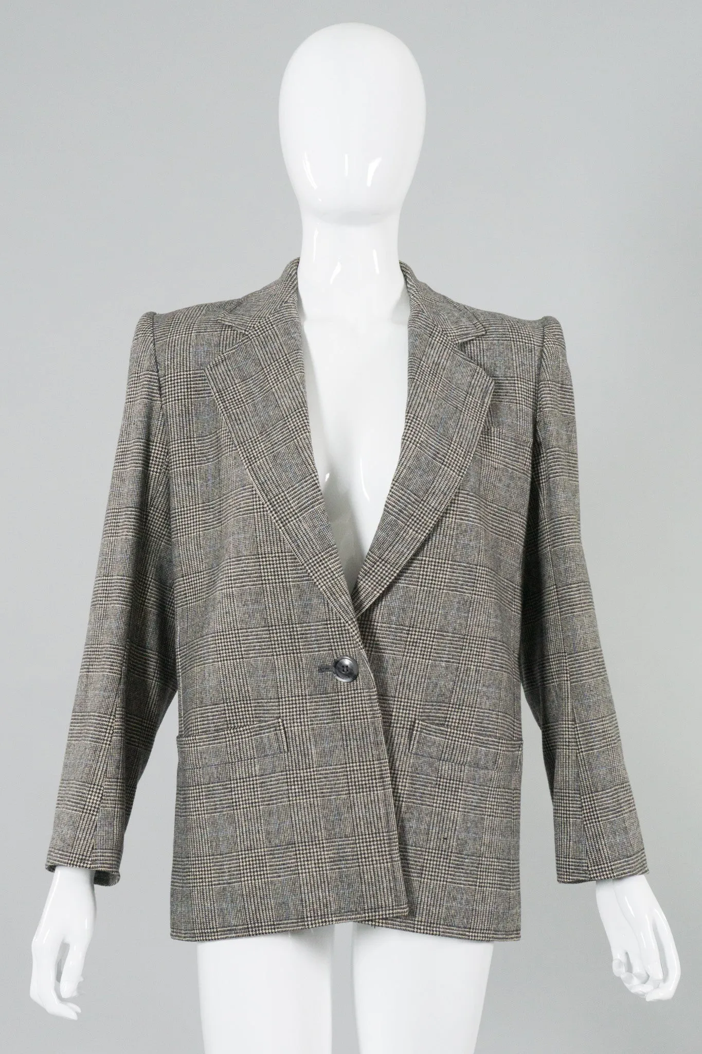Glen Plaid Jacket & Skirt Set