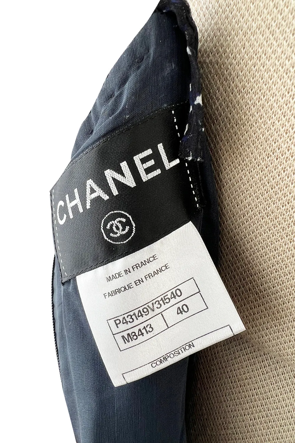 Gorgeous Spring 2012 Chanel by Karl Lagerfeld Hand Crochet Knit & Silk Chiffon Blue Dress w Scarf