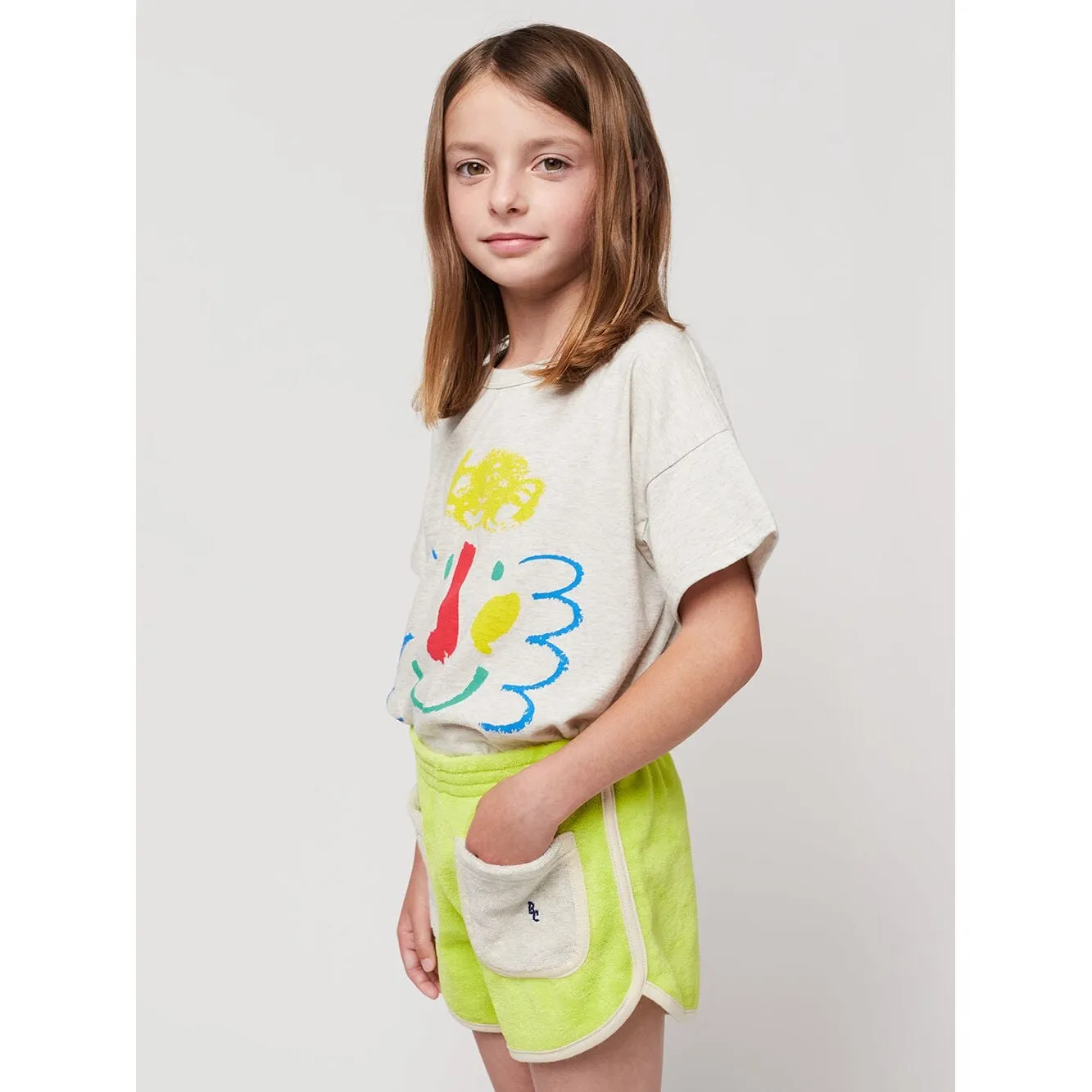 Green Terry Shorts