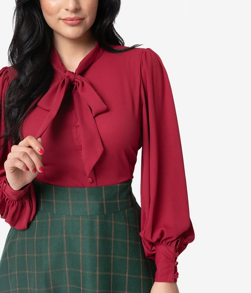 Gwen Tie Neck Blouse